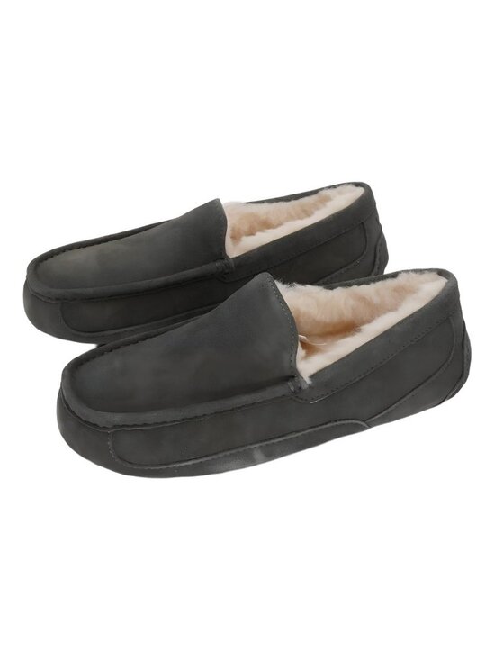 UGG Ascot Men\'s Sheepskin Slippers Olive Green - US 8 EU 41